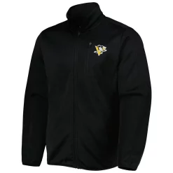 Men's G-III Sports by Carl Banks Black Pittsburgh Penguins Closer Transitional Full-Zip Jacket -G-III Sales Shop 6129797 ALT2
