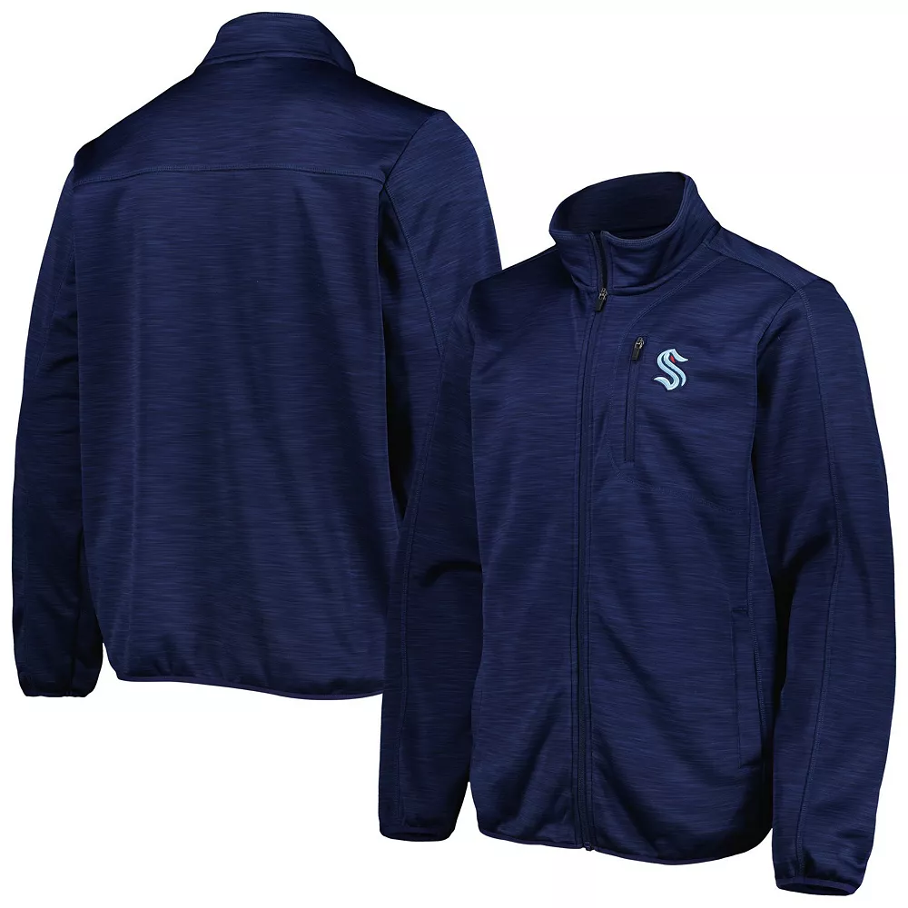 Men's G-III Sports by Carl Banks Deep Sea Blue Seattle Kraken Closer Transitional Full-Zip Jacket 3 Men's G-III Sports by Carl Banks Deep Sea Blue Seattle Kraken Closer Transitional Full-Zip Jacket