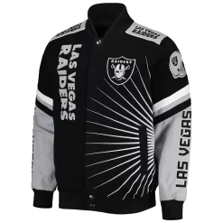 Men's G-III Sports by Carl Banks Black Las Vegas Raiders Extreme Redzone Full-Snap Varsity Jacket 8 Men's G-III Sports by Carl Banks Black Las Vegas Raiders Extreme Redzone Full-Snap Varsity Jacket -G-III Sales Shop 6158920 ALT2