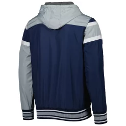 Men's G-III Sports by Carl Banks Navy/Gray Dallas Cowboys Full Back Reversible Full-Zip Hoodie Jacket -G-III Sales Shop 6186584 ALT3