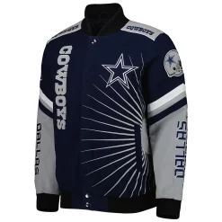 Men's G-III Sports by Carl Banks Navy/Silver Dallas Cowboys Extreme Red Zone Full-Snap Jacket 8 Men's G-III Sports by Carl Banks Navy/Silver Dallas Cowboys Extreme Red Zone Full-Snap Jacket -G-III Sales Shop 6186793 ALT2