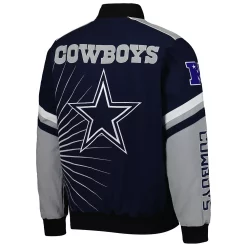 Men's G-III Sports by Carl Banks Navy/Silver Dallas Cowboys Extreme Red Zone Full-Snap Jacket 9 Men's G-III Sports by Carl Banks Navy/Silver Dallas Cowboys Extreme Red Zone Full-Snap Jacket -G-III Sales Shop 6186793 ALT3